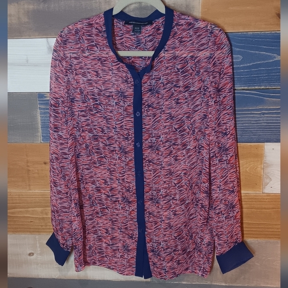 French Connection Tops - French Connection Top M Purple Pink